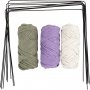 DIY Kit Macram, Glazen decoratie