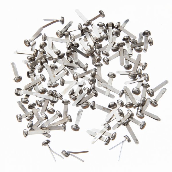 Papieren klinknagels 18/7 mm - 100 stuks