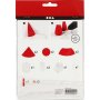 Mini bouwpakket - rood - Kerstmannen