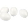Frigolit eieren - Wit - H10 cm - 25 st