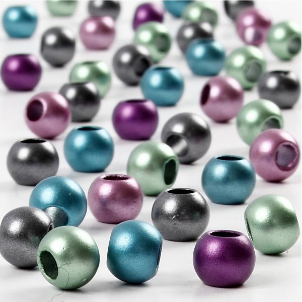 Congo mix - metallic kleuren - Ø10 mm - 125 ml Congo mix - metallic kleuren - Ø10 mm - 125 ml