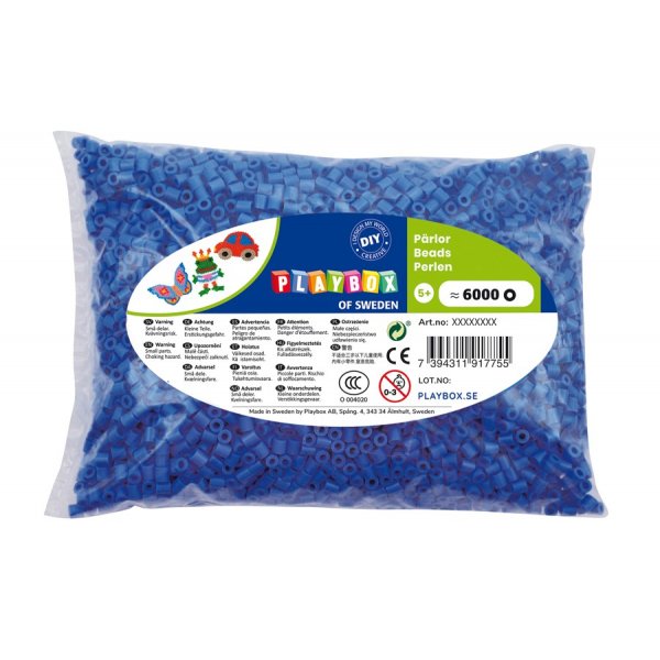 Parels 6000 blauw