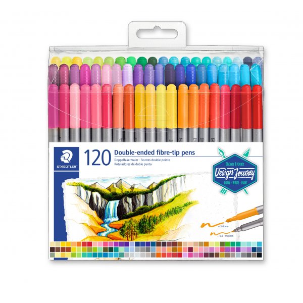 Vezelstiften Design Journey - 120 pennen