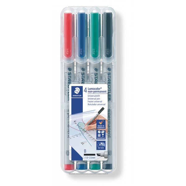 OH Pennen Niet-permanent 1-2,5 mm - 4 stiften
