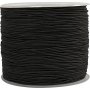 Elastisch koord 1 mm - zwart - 250 m