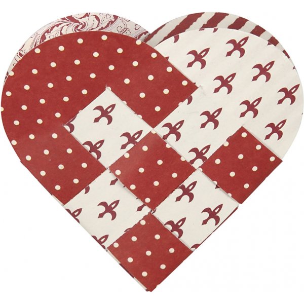 Papierpunch - Gevlochten hart