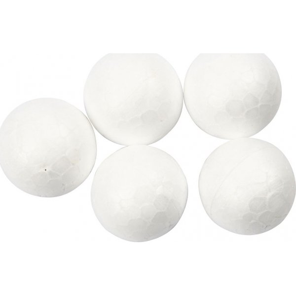 Piepschuim balletjes - wit - 2 cm - 200 st