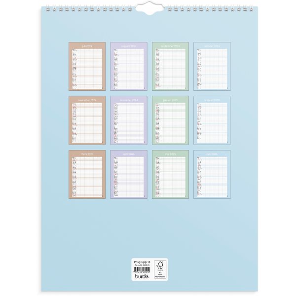 Familiekalender 24/25 - Praktisch Familiekalender 24/25 - Praktisch