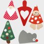 Clipverpakking - Kerstfiguren