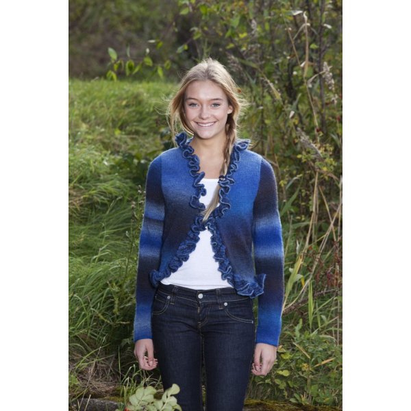 Breipatroon - Vest met ruche