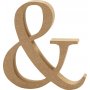 Houten bordje - &