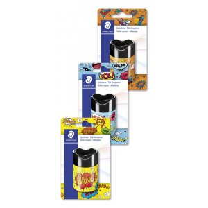 Puntenslijper Comic met container Puntenslijper Comic met container