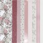 Vivi Gade designpapier in blokken - beige/roze - 24 vellen