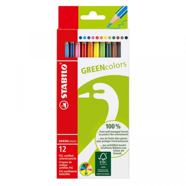Tekenpen Groene Kleuren Multi - 12-pack