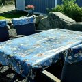 Klant imago Wasdoek Bloemen & Vogel - Blauw