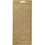 Stickers - goud - sterren - 10 x 23 cm