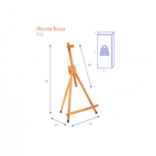 Schildersezel - Tafel N14 - Monte Rosa