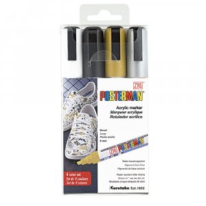 Markeerstift ZIG Posterman PMA-50 6mm 4 stuks Markeerstift ZIG Posterman PMA-50 6mm 4 stuks