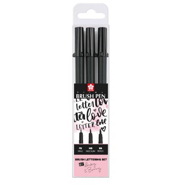 Brush pennen Pigma - 3 pennen (FB, MB, BB)