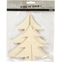 3D Kerstbomen - 2 st