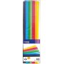Crpepapierset verschillende kleuren 50 x 200 cm - 10 st