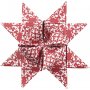 Sterstroken - rood - wit - 6,5+11,5 cm - 60 stroken