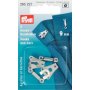 Broek- & rokhaken zilverkleur 9 mm 2 st