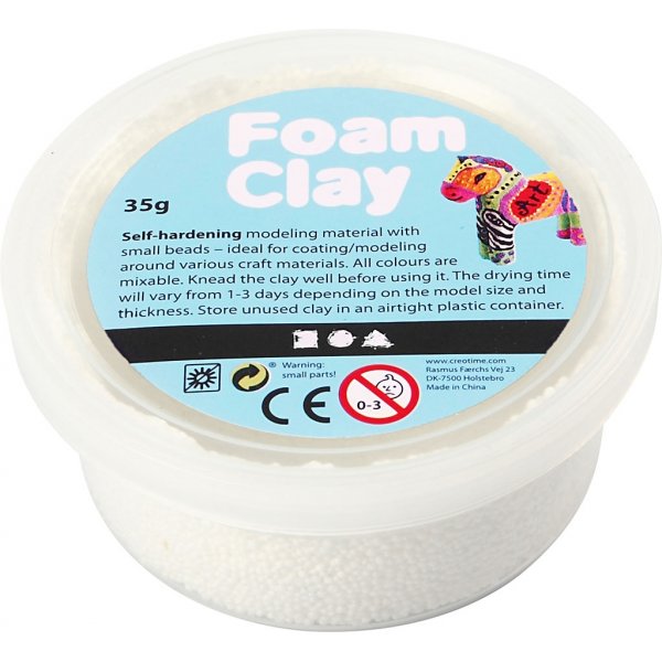 Foam Clay - wit - 35 gr