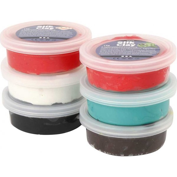 Silk Clay - Kerstkleuren - 6 x 14 gr