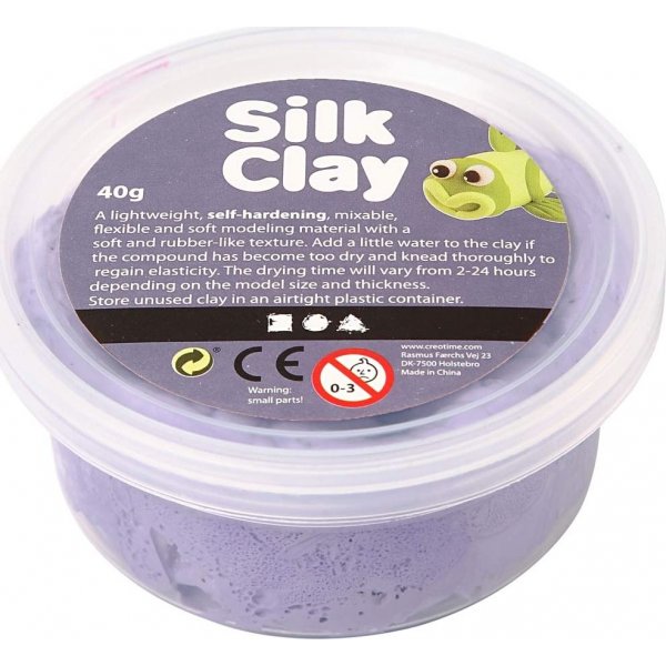 Silk Clay - paars - 40 gr