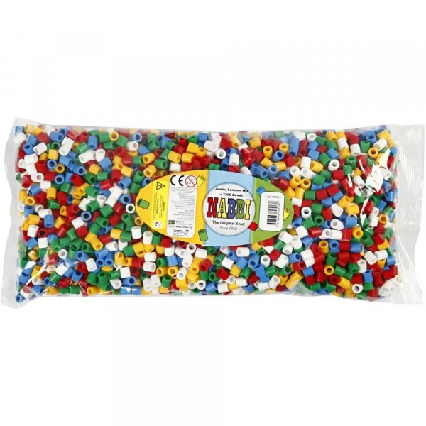 NABBI Tube kralen - Jumbo 3200 st - Standaard kleuren