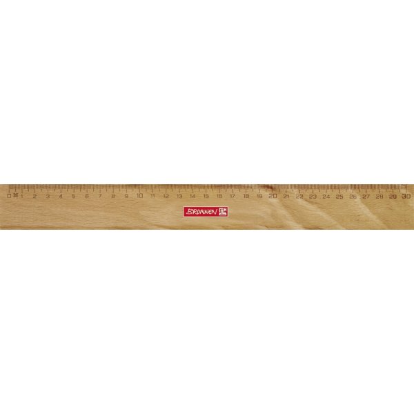 Houten liniaal 30 cm