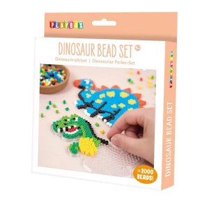 Kralenset Dinosaurussen - Complete knutselset met buiskralen Kralenset Dinosaurussen - Complete knutselset met buiskralen