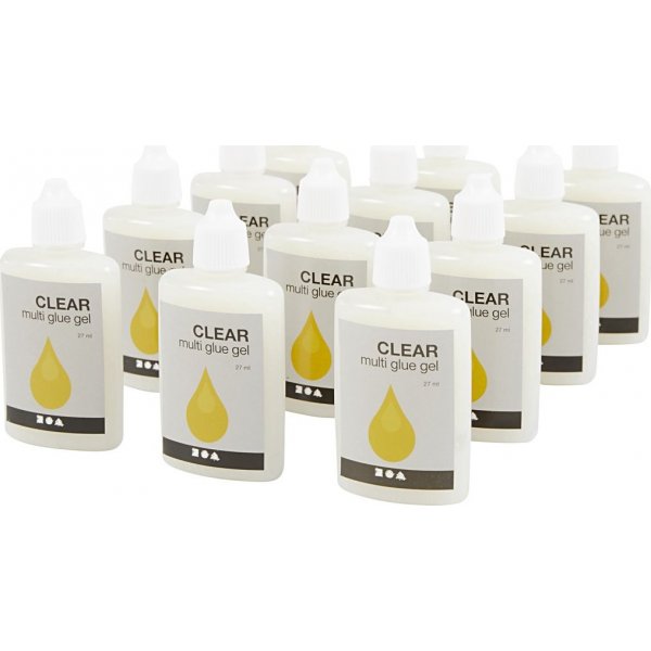Heldere multilijmgel - 12 x 27 ml