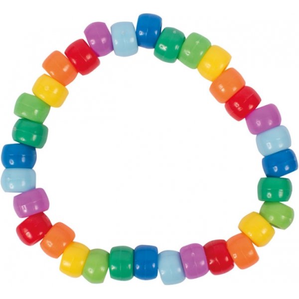 Congo parels regenboog ø 9 mm, 1000 st Congo parels regenboog ø 9 mm, 1000 st