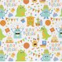 Cadeaupapier - vrolijke kleuren - Verjaardag - 100 meter