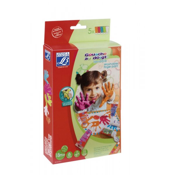 Vingerverfset L&B peps - 5x80 ml