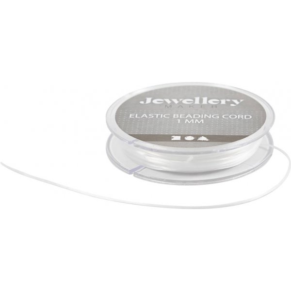 Elastisch sieradendraad - 1 mm - plat - 10 m