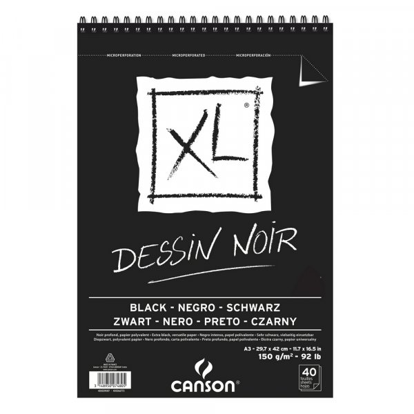 Canson XL Dessin Zwart 150g