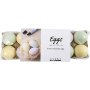 Plastic eieren - pastelkleuren - 12 st