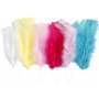 Dons op staaldraad - gemengde felle kleuren - 18 x 3 st