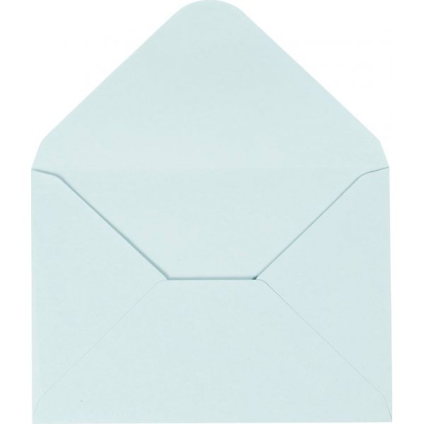 Envelop - lichtblauw - 11,5 x 16 cm - 10 st