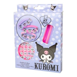 Kuromi armbandenset - 3 armbanden met 18 bedeltjes Kuromi armbandenset - 3 armbanden met 18 bedeltjes