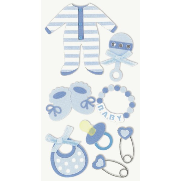Stickermix - Baby - blauw