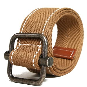 Textielriem - Beige - 85 cm Textielriem - Beige - 85 cm