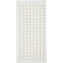 Halve parels - wit - 144 st