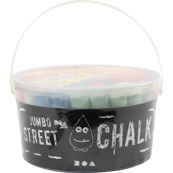 Straatkrijt - gemengde kleuren - 50 st Straatkrijt - gemengde kleuren - 50 st