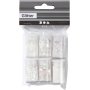 Glitter en pailletten - wit - 6 x 5 gr