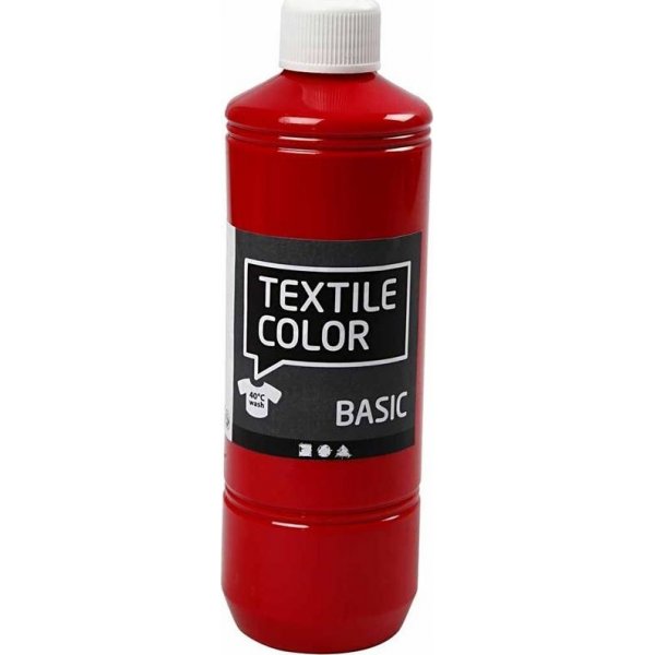 Textielkleur textielkleur - rood - 500 ml