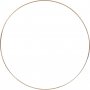 Metalen ring - goud - 30 cm